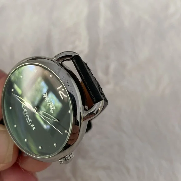 Coach Carriage Leather Watch - Picture 7 of 8